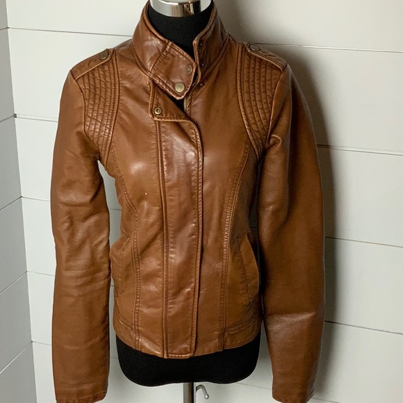 aeropostale leather jacket
